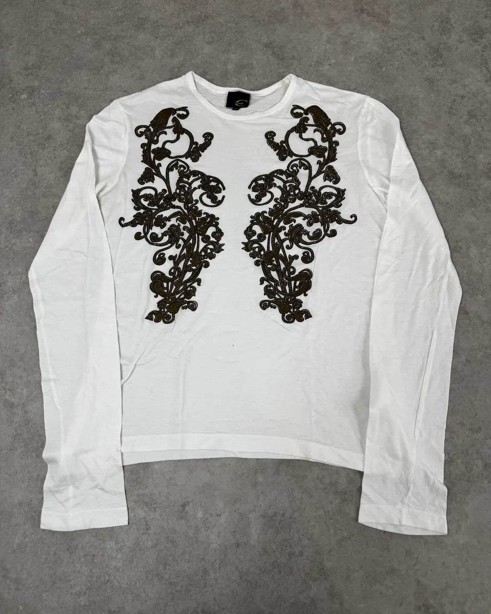 2000s Cavalli Ornament White Longsleeves dbizFSR 0