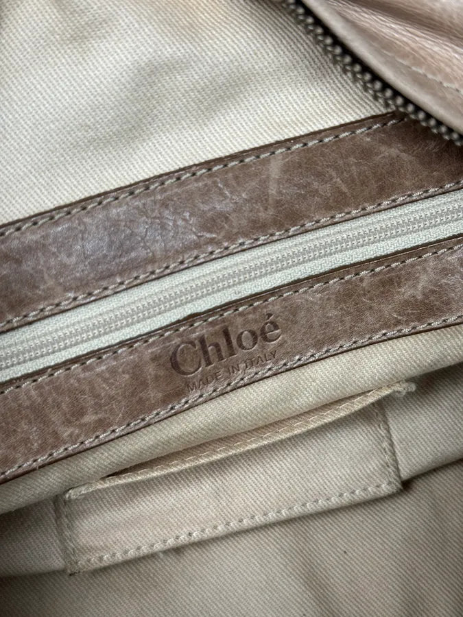 2000 Chloé Silverado Beige Bag fqIfqvN 10
