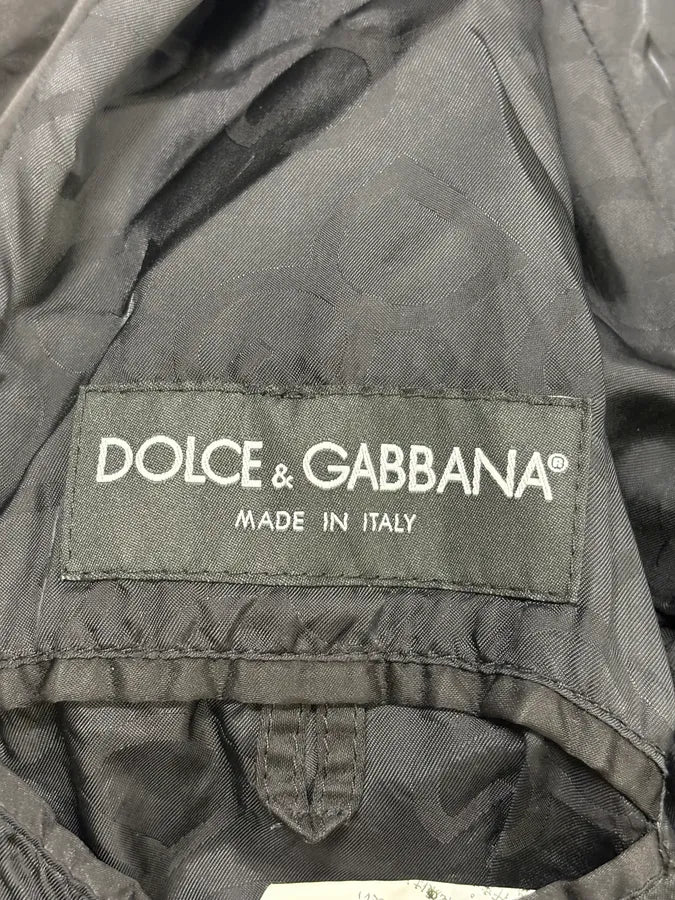 2000 Dolce & Gabbana Black Hybird Nylon Biker Jacket qLCARmm 8