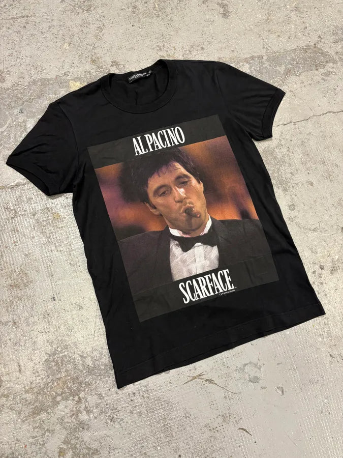 2000 Dolce & Gabbana Scarface Black T-Shirt – Dolce Vita Hub 2000 Dolce & Gabbana Scarface Black T-Shirt – Dolce Vita Hub