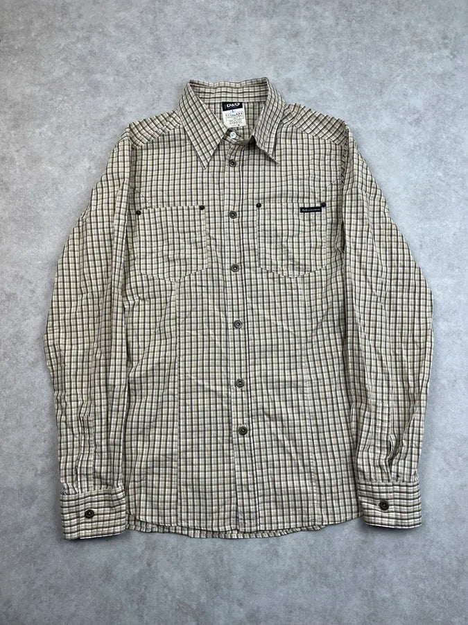2000s Dolce & Gabbana Checkered Back Plate Shirt QUbHqNn 2