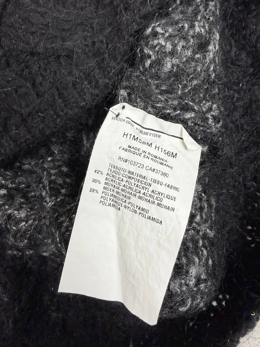 2000 Emporio Armani Grey Wool Layers Gradient Sweater NEzYypL 8