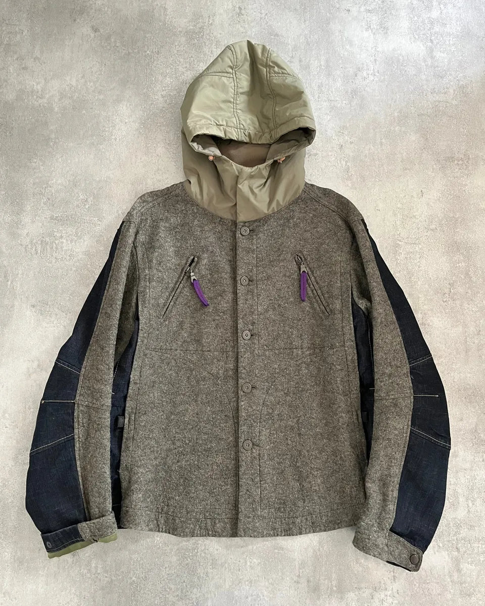 2000 Marithe + Francois Girbaud Technical Hybride Jacket pBJrZPL 0