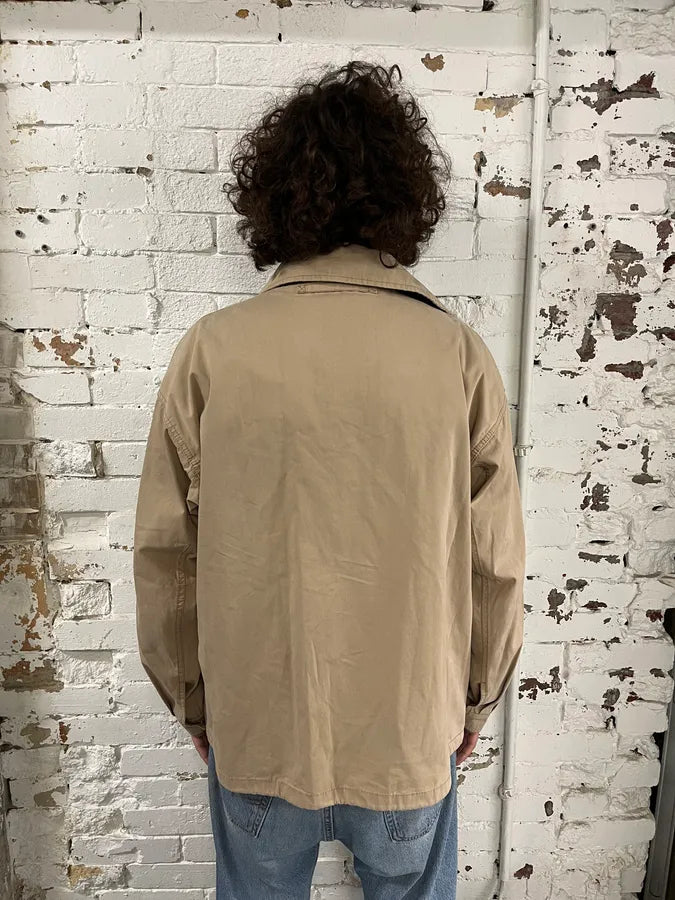 2000 Prada Asymmetrical Zip Contemporary Beige Jacket iASzScX 3
