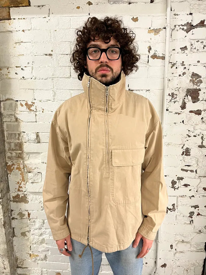 2000 Prada Asymmetrical Zip Contemporary Beige Jacket iASzScX 1