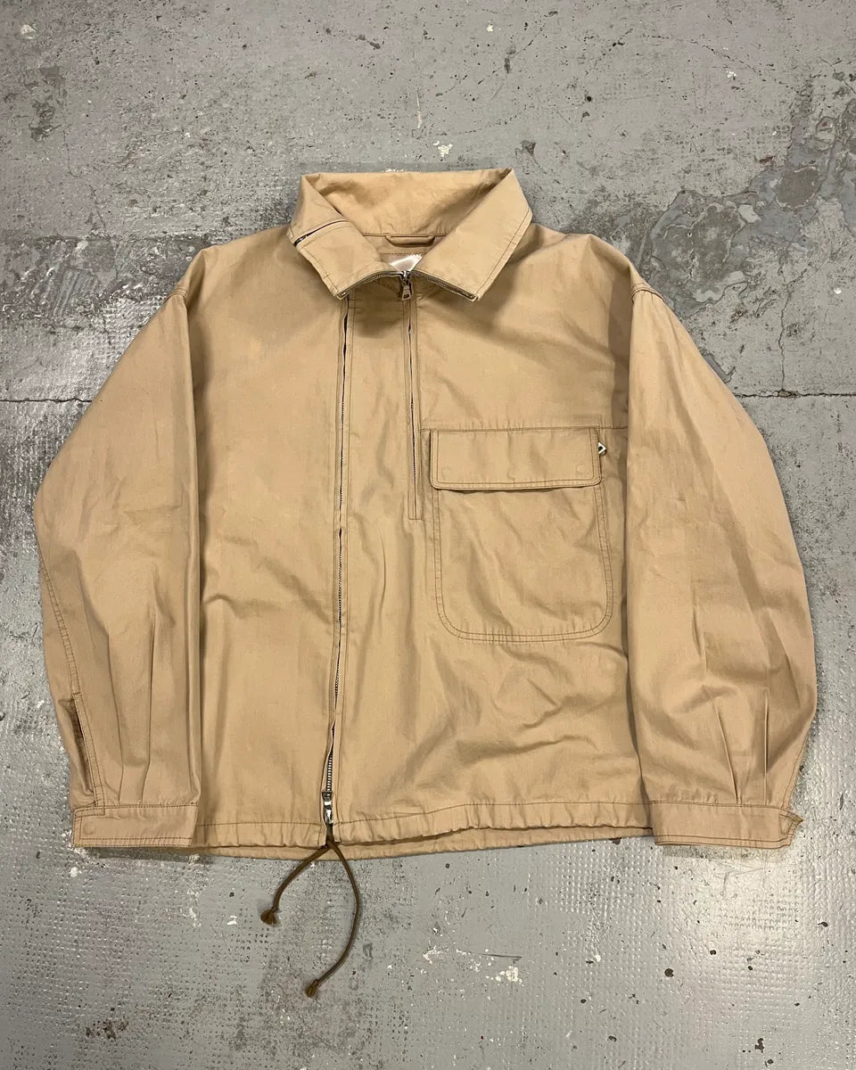 2000 Prada Asymmetrical Zip Contemporary Beige Jacket iASzScX 0