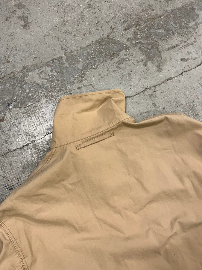 2000 Prada Asymmetrical Zip Contemporary Beige Jacket iASzScX 9