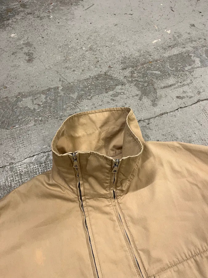 2000 Prada Asymmetrical Zip Contemporary Beige Jacket iASzScX 7
