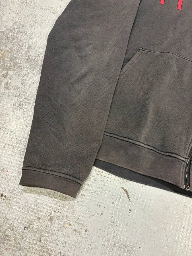 2000s Prada Luna Rossa Italia Faded Black Zip-Up Hoodie EbQXiLi 5