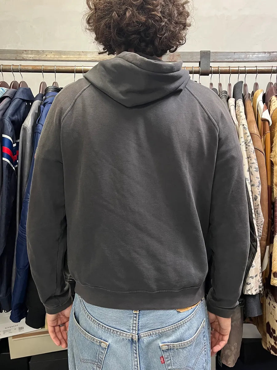 2000s Prada Luna Rossa Italia Faded Black Zip-Up Hoodie EbQXiLi 2