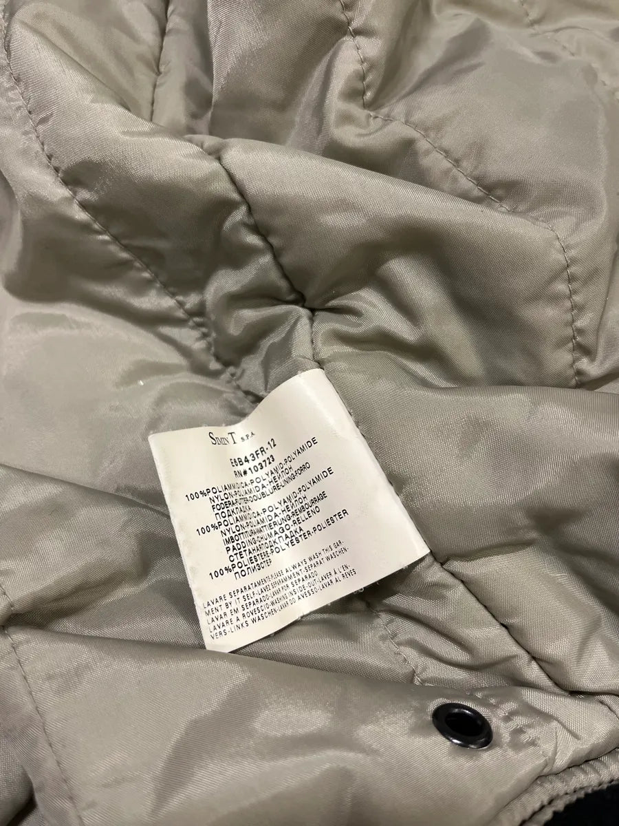 2000 s Armani Black Utility Faded Bomber Jacket (M/L) EbigrnB 11