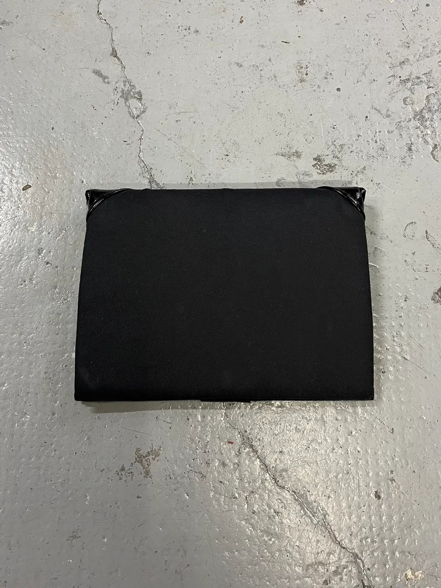 2000 Yves Saint Laurent Parfum Y Logo Black Wallet kRbDAft 3