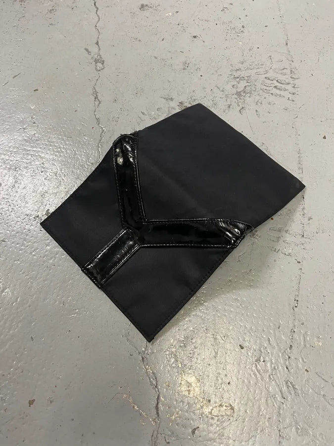 2000 Yves Saint Laurent Parfum Y Logo Black Wallet kRbDAft 4