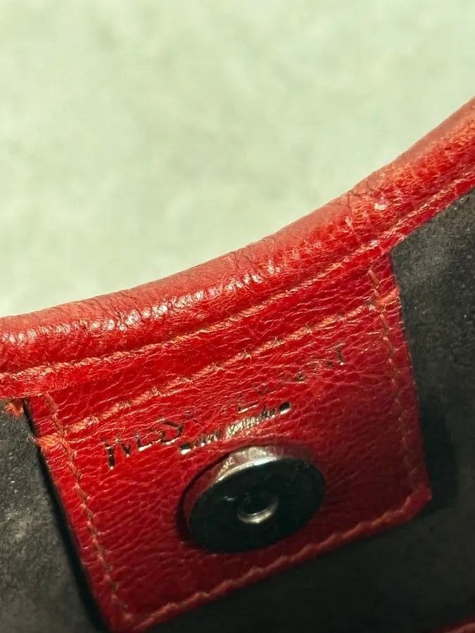 2000 Yves Saint Laurent Red Leather Mombasa Shoulder Bag SRfVPxP 12