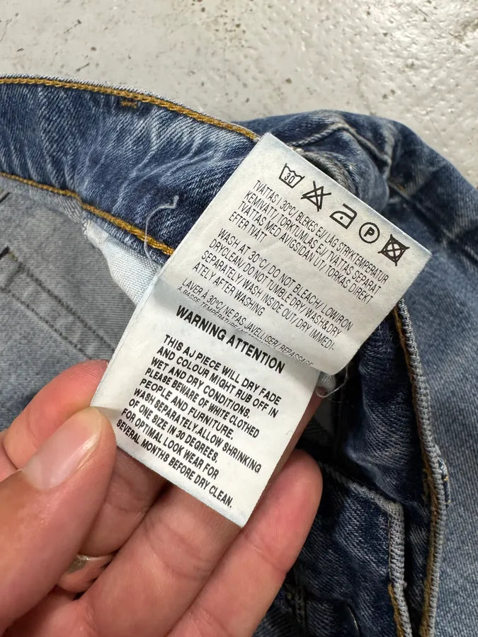 2000s Acne Studios Vintage Blue Denim Jeans vhxWBWk 10