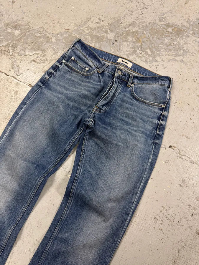 2000s Acne Studios Vintage Blue Denim Jeans vhxWBWk 4