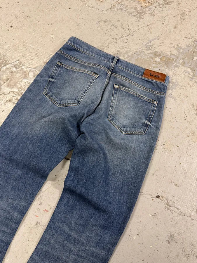 2000s Acne Studios Vintage Blue Denim Jeans vhxWBWk 5