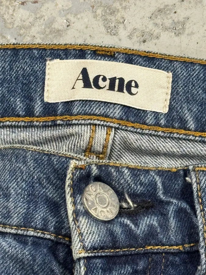 2000s Acne Studios Vintage Blue Denim Jeans vhxWBWk 7