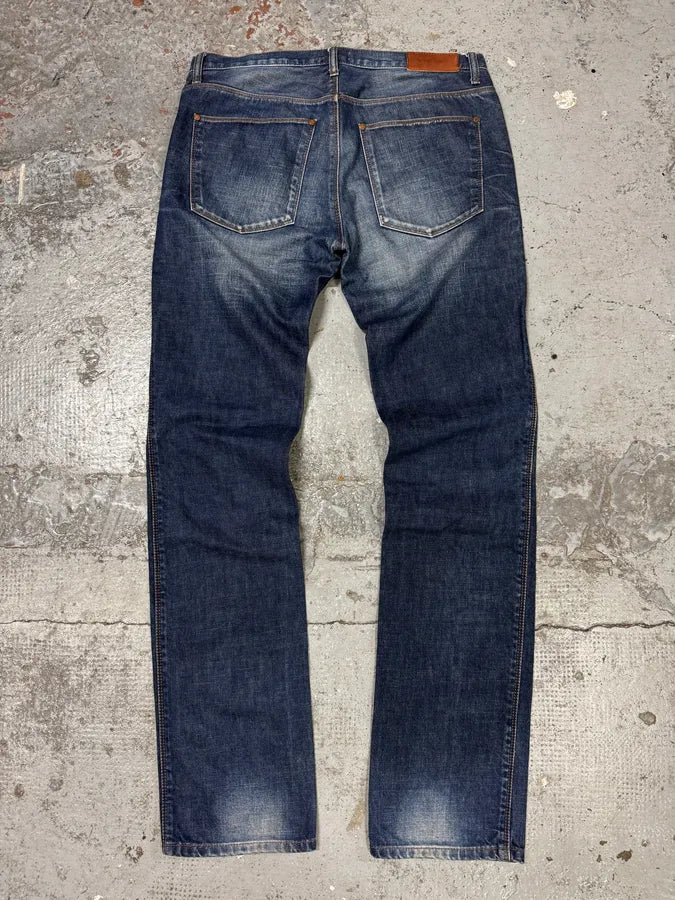 2000s Acne Studios Blue Faded Denim Jeans dsPWglH 3