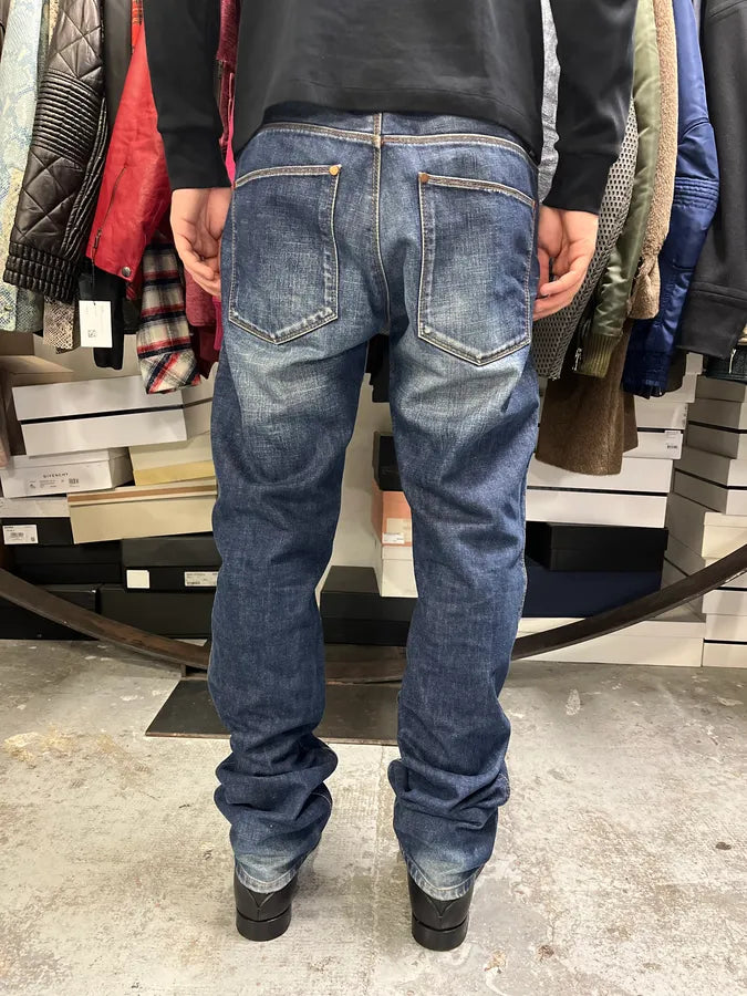 2000s Acne Studios Blue Faded Denim Jeans dsPWglH 4