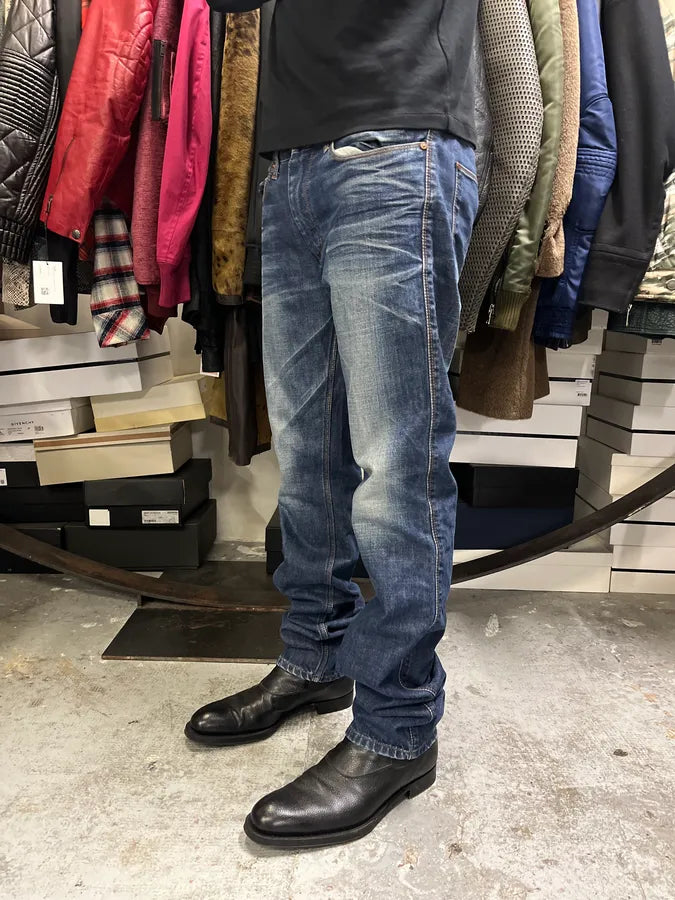 2000s Acne Studios Blue Faded Denim Jeans dsPWglH 6