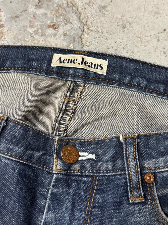 2000s Acne Studios Blue Faded Denim Jeans dsPWglH 7