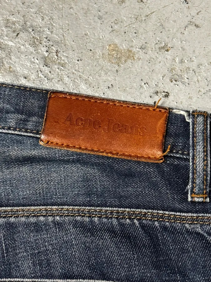 2000s Acne Studios Blue Faded Denim Jeans dsPWglH 8