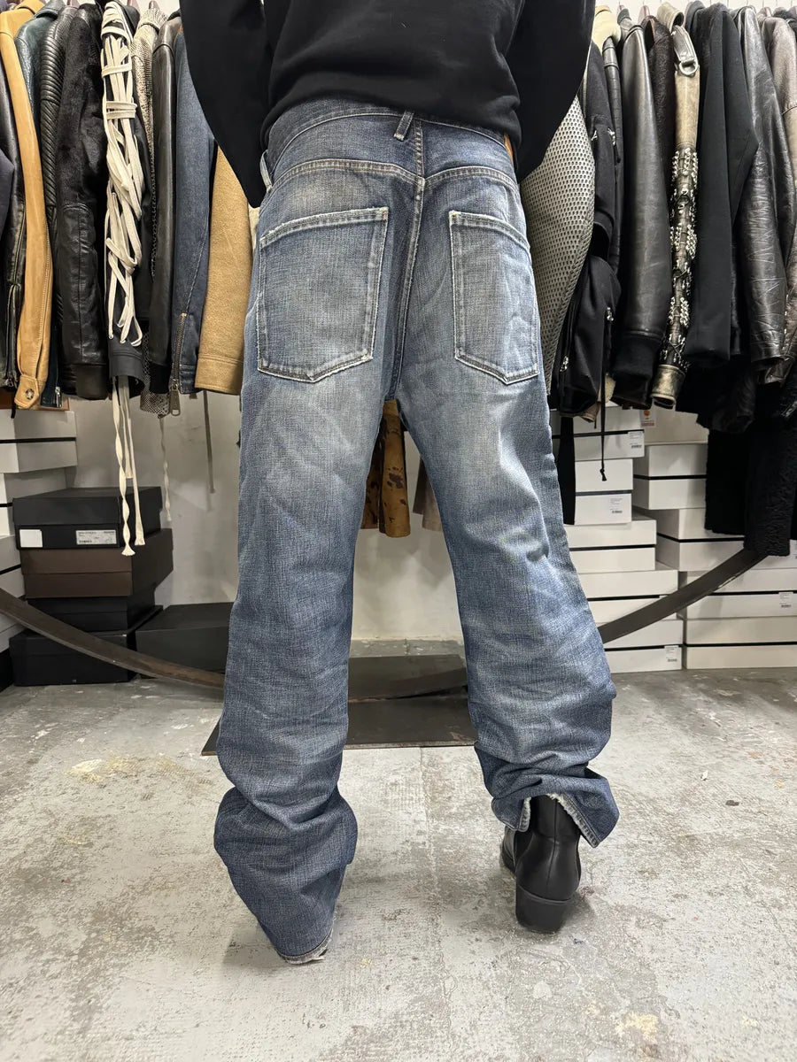 2000s Acne Studios Blue Large Denim Jeans jvJGHEh 3