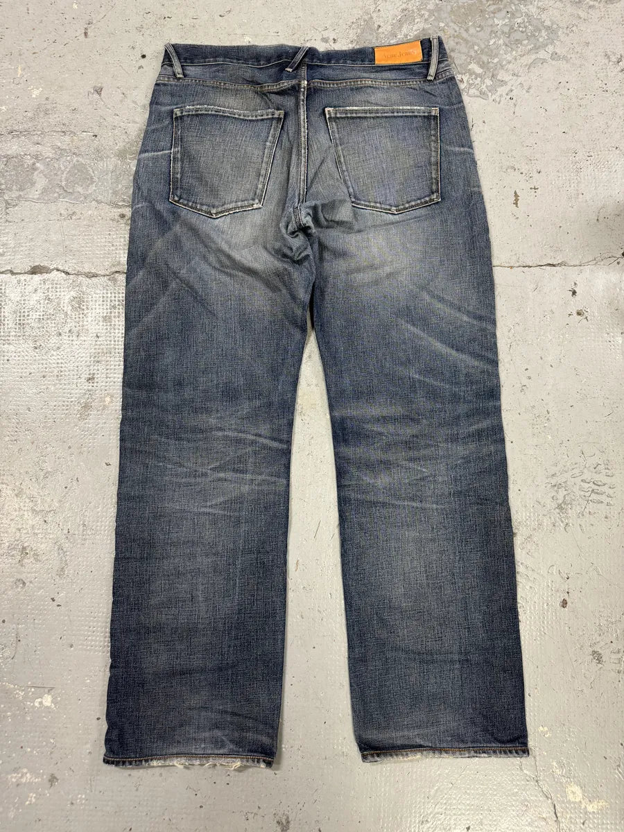 2000s Acne Studios Blue Large Denim Jeans jvJGHEh 4