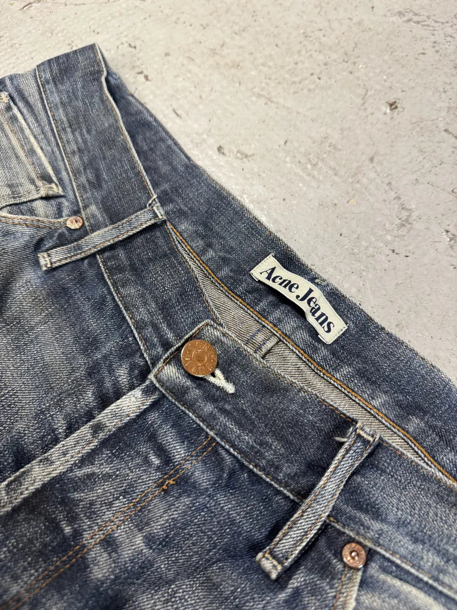 2000s Acne Studios Blue Large Denim Jeans jvJGHEh 8