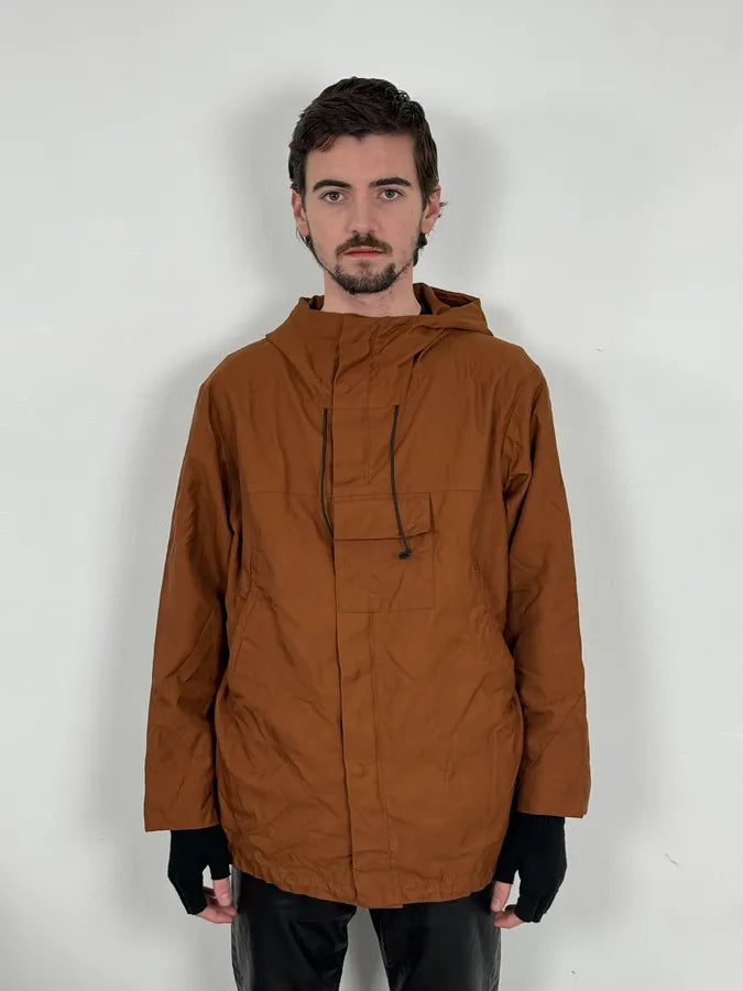 2000s Acne Studios Brown Windbreaker Jacket wxCpFTj 1