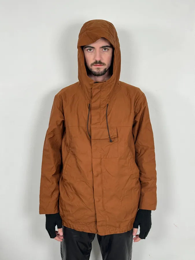 2000s Acne Studios Brown Windbreaker Jacket wxCpFTj 2