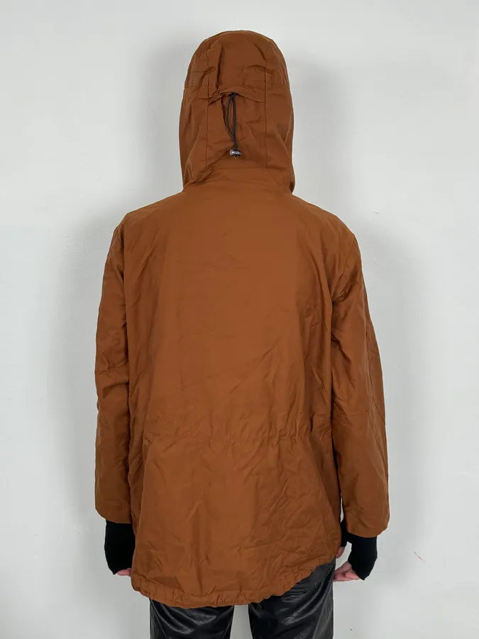 2000s Acne Studios Brown Windbreaker Jacket wxCpFTj 3