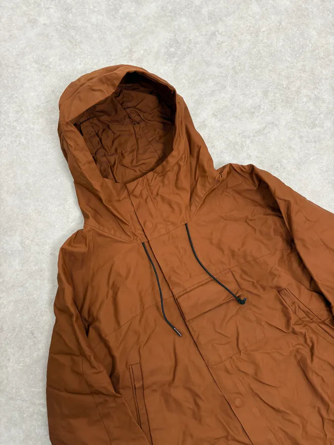 2000s Acne Studios Brown Windbreaker Jacket wxCpFTj 5