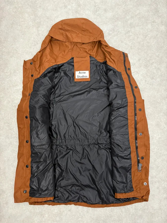 2000s Acne Studios Brown Windbreaker Jacket wxCpFTj 7