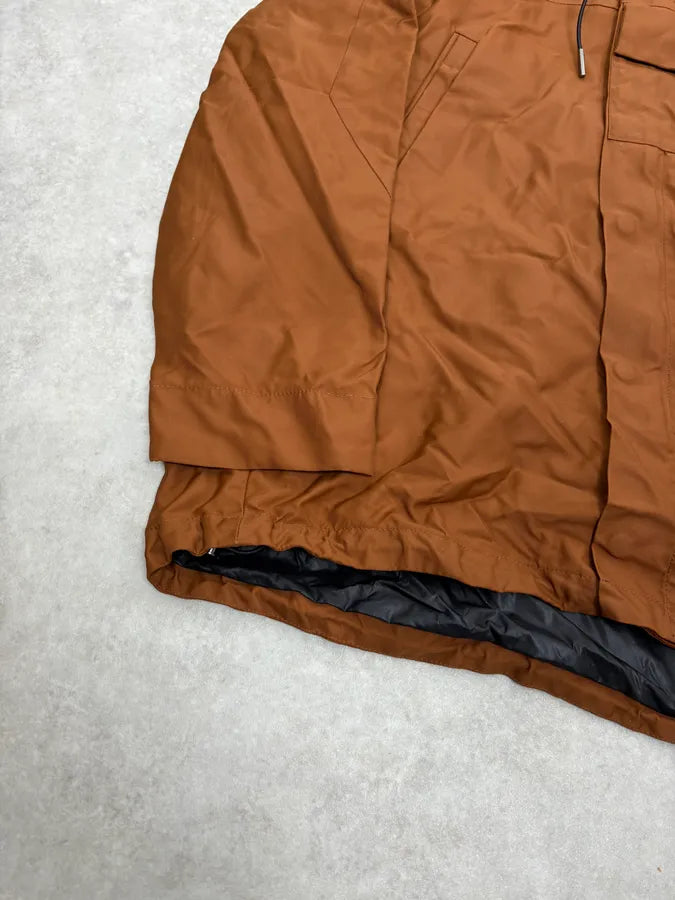 2000s Acne Studios Brown Windbreaker Jacket wxCpFTj 8