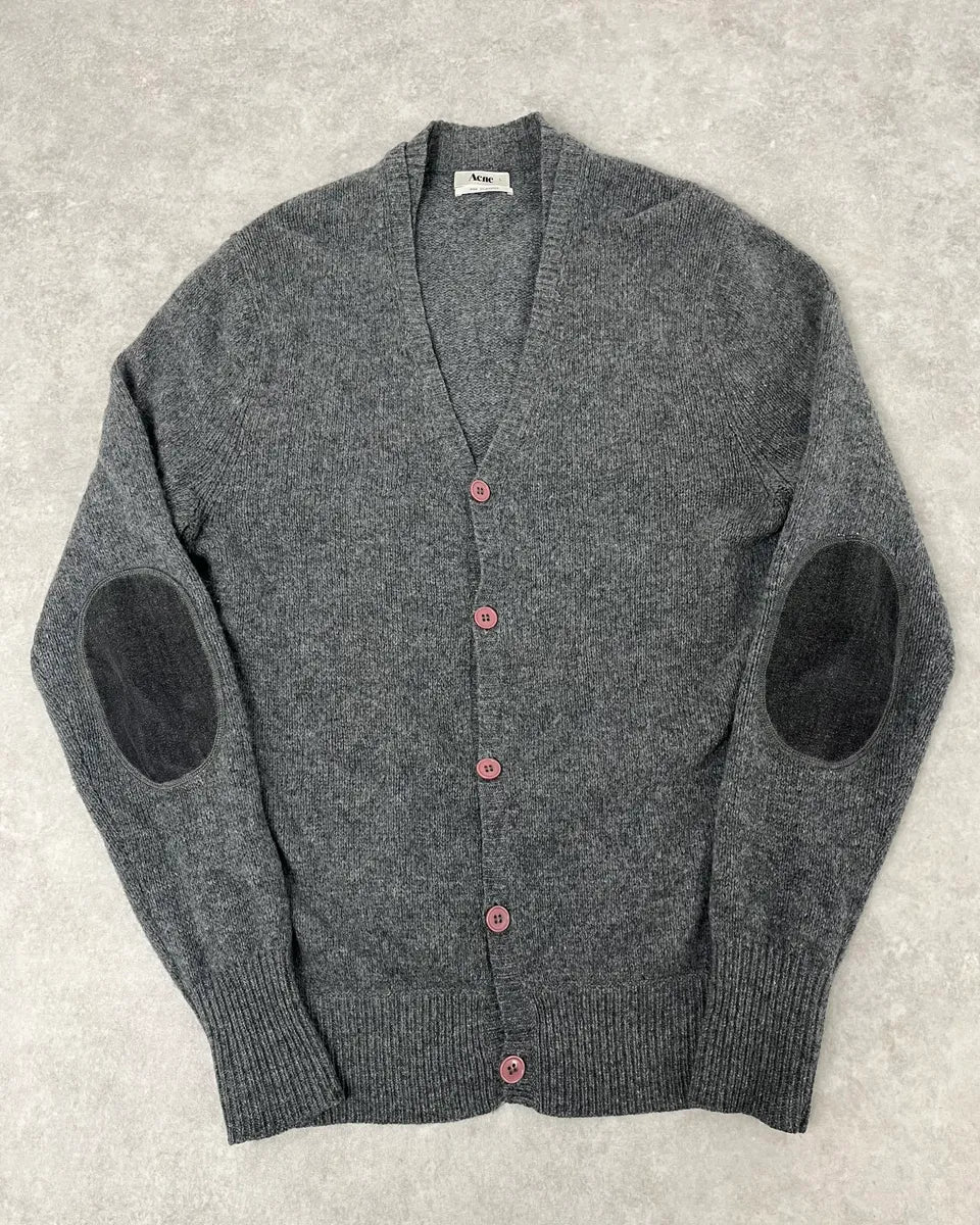 AW2010 Acne Studios Grey Wool Cardigan KhZraJL 0