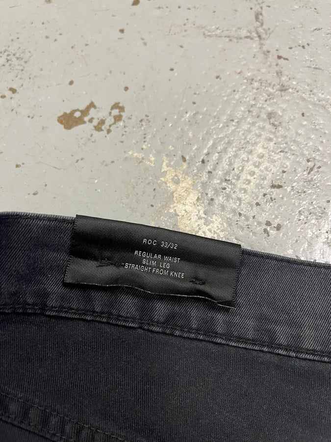 2000s Acne Studios Slim Faded Black Jeans Wmovnud 10