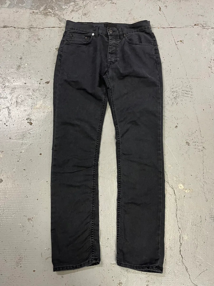 2000s Acne Studios Slim Faded Black Jeans Wmovnud 4