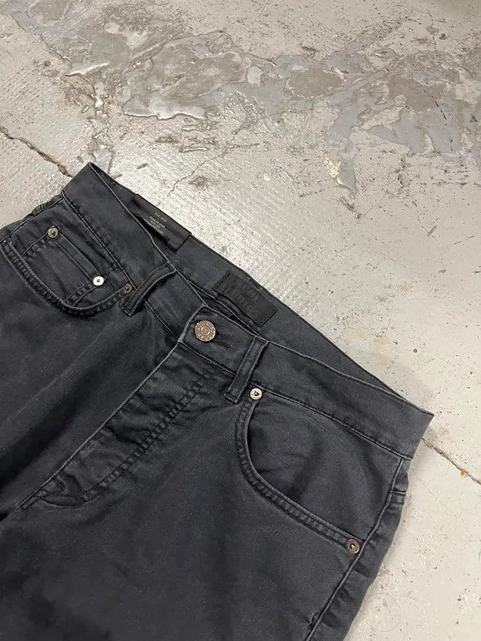 2000s Acne Studios Slim Faded Black Jeans Wmovnud 5