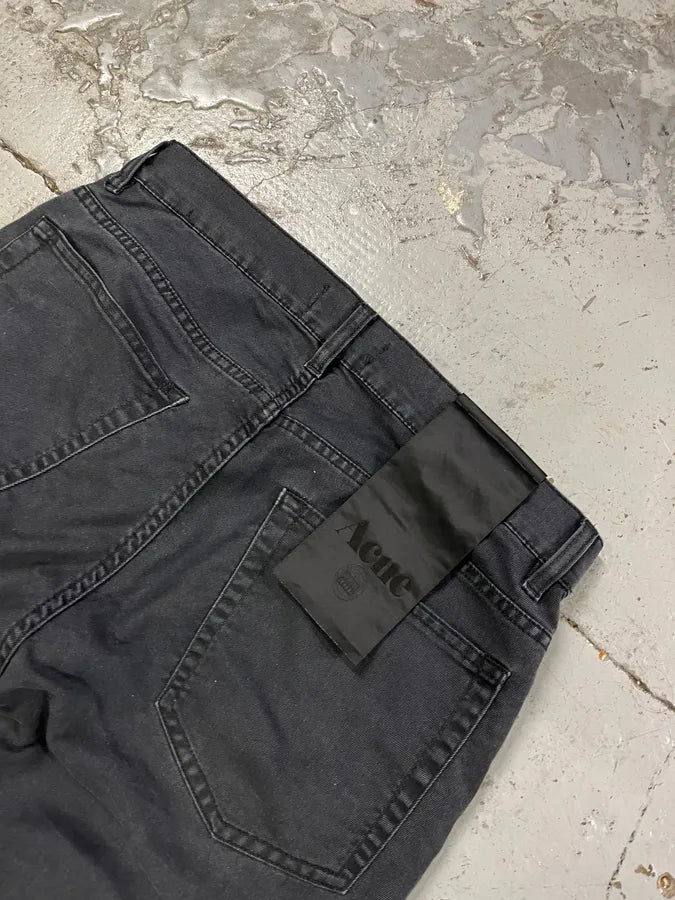 2000s Acne Studios Slim Faded Black Jeans Wmovnud 8