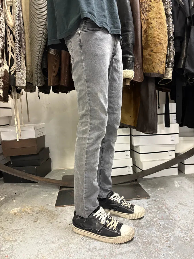 2000s Acne Studios Slim Grey Faded Denim Jeans OtrIseT 2