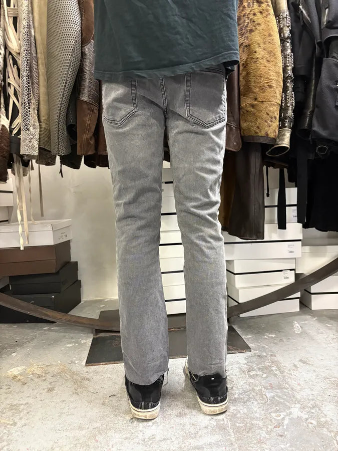 2000s Acne Studios Slim Grey Faded Denim Jeans OtrIseT 3