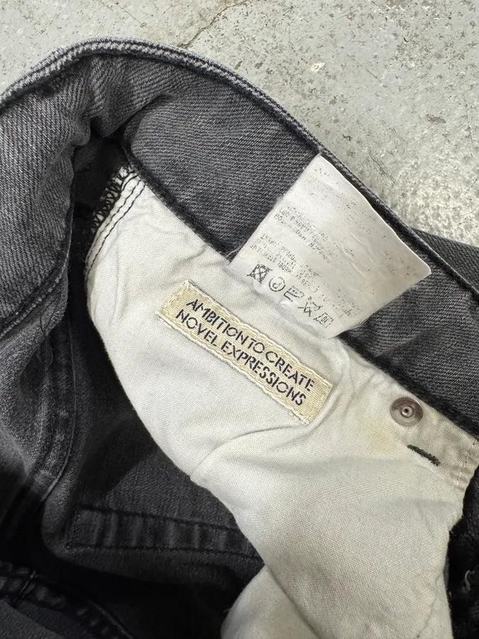 2000s Acne Studios Slim Grey Faded Denim Jeans OtrIseT 5