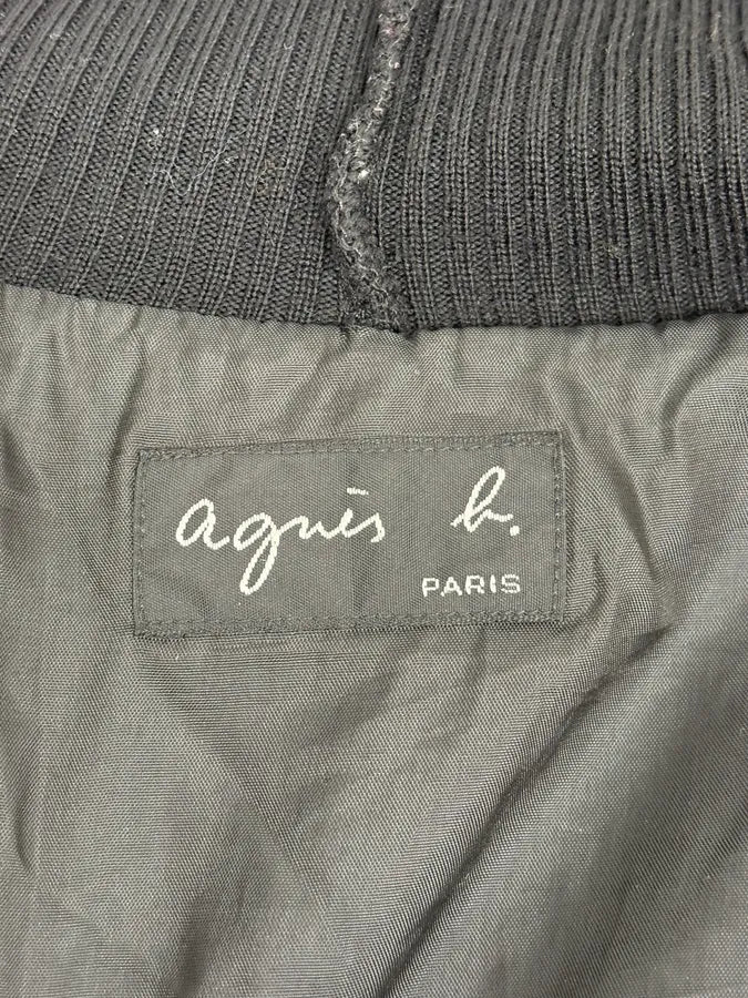2000s Agnes B Dark Grey Wool & Cashmere Signature Jacket DldGrgj 9