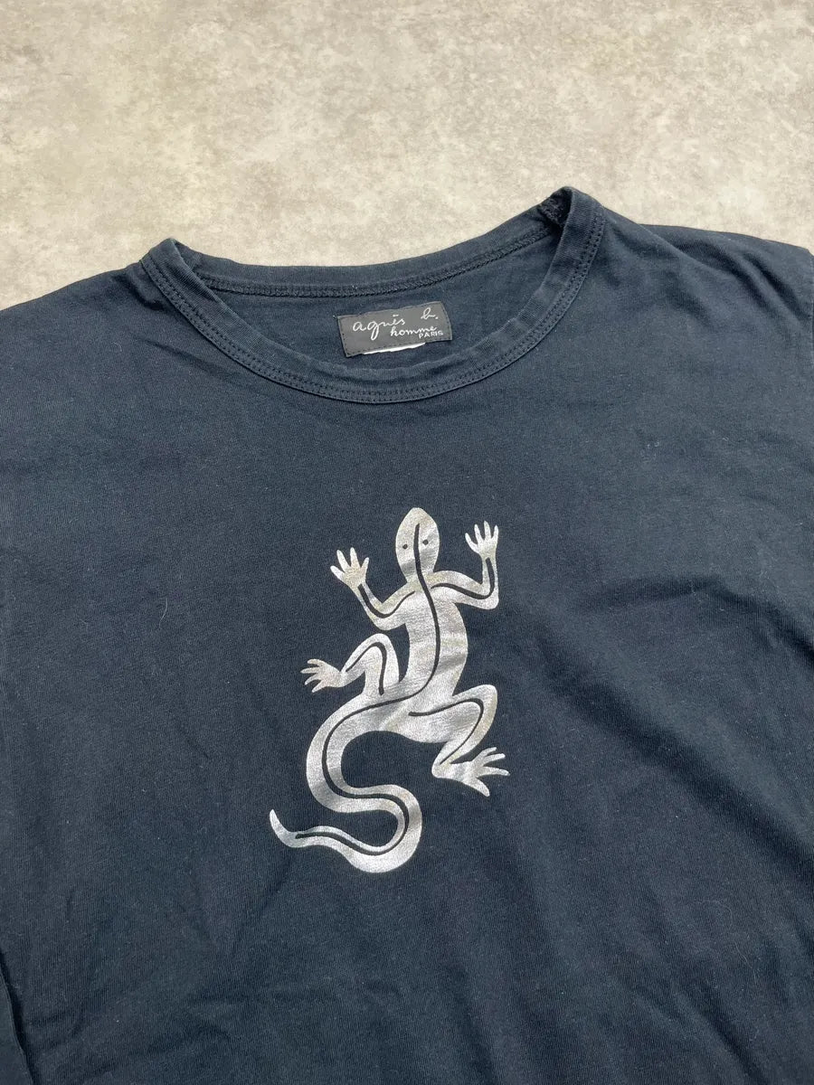 2000s Agnès B Black Lizard Longsleeve ARaGYNM 5