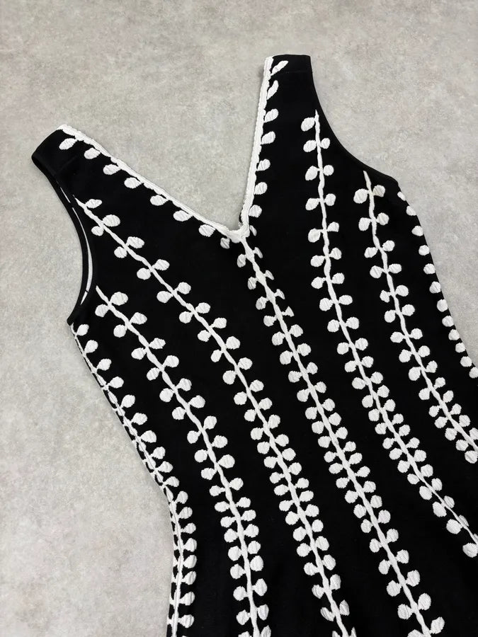 2010s Alexander McQueen Black Embroidered Dress tdSPhlQ 4