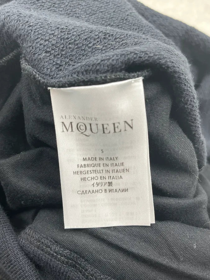 SS2014 Alexander McQueen Black Metallic Stripe Sweater bitcPec 7