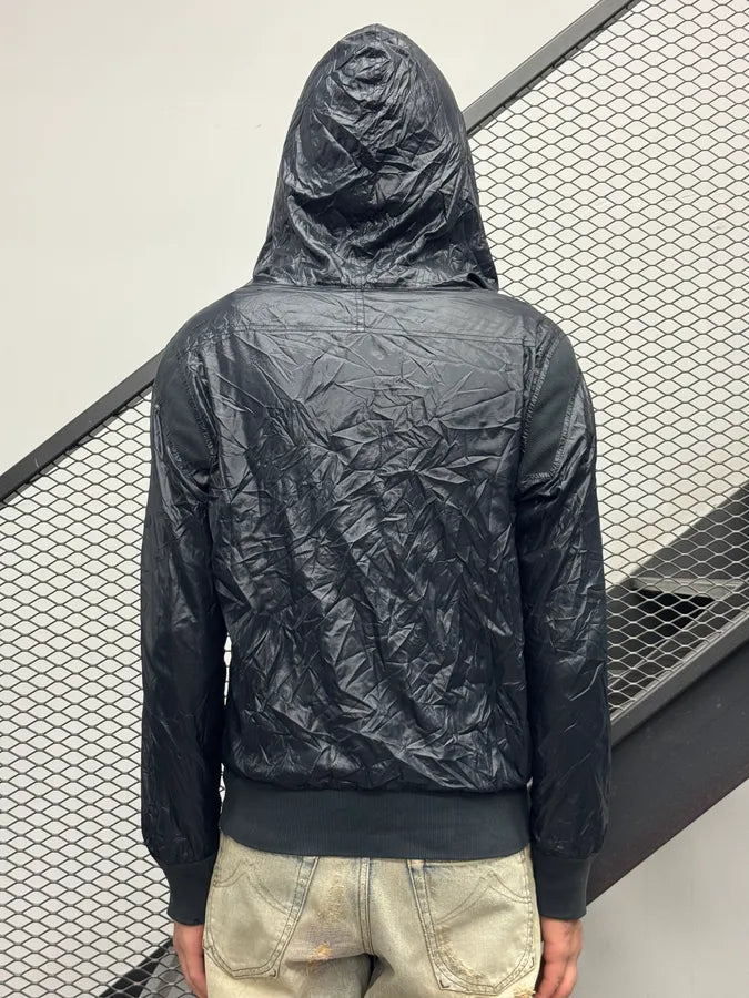 2009 Alexander McQueen x Puma Dark Blue Nylon Hooded Light Jacket WAWLSvU 2