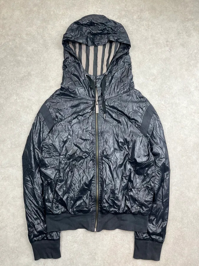 2009 Alexander McQueen x Puma Dark Blue Nylon Hooded Light Jacket WAWLSvU 3